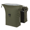 Basil dubbele fietstas soho nordlicht mik 41 liter 15 x 31 x 38 cm - moss green