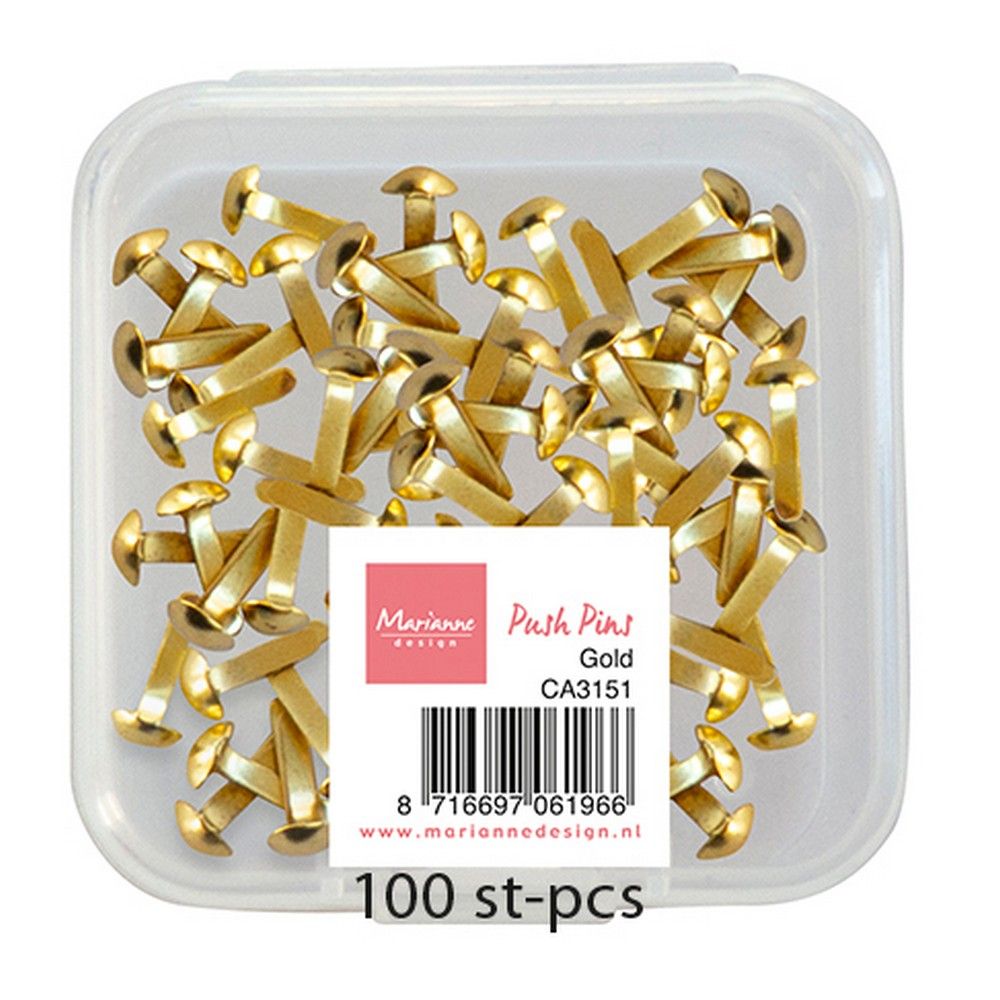 Marianne design • push pins goud