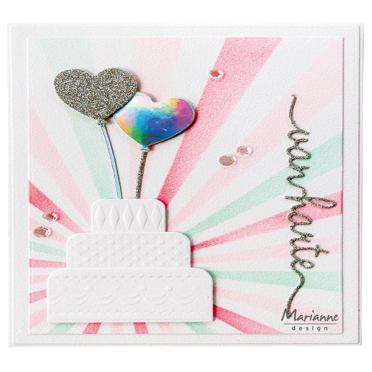 Marianne design • rhinestones lichtroze