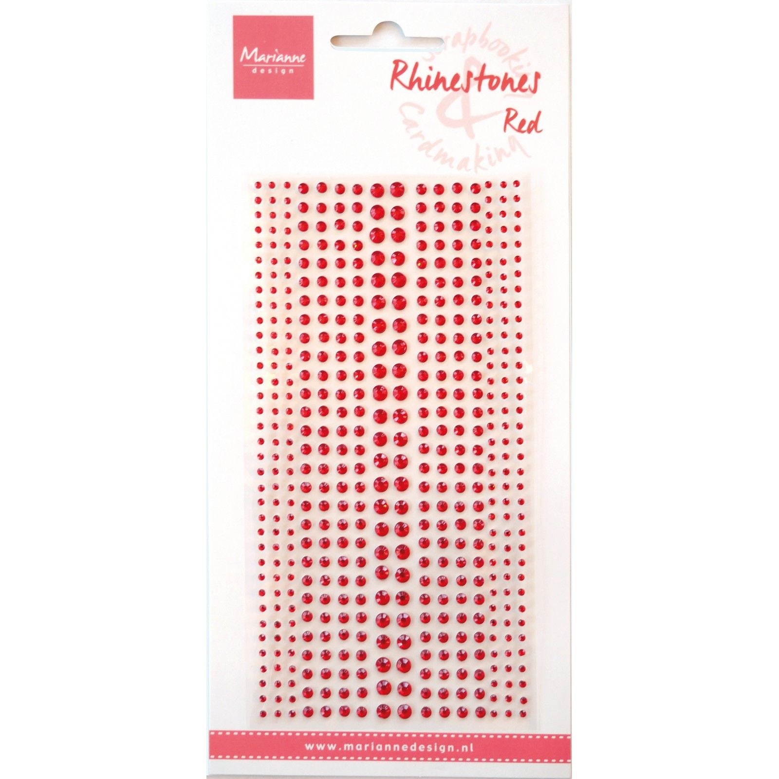 Marianne design • rhinestones rood