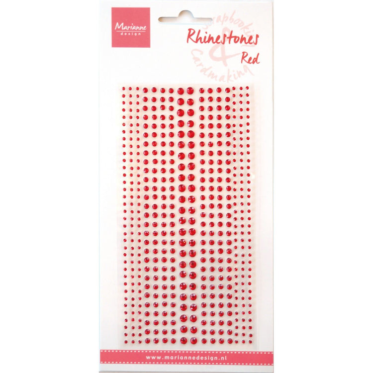 Marianne design • rhinestones rood