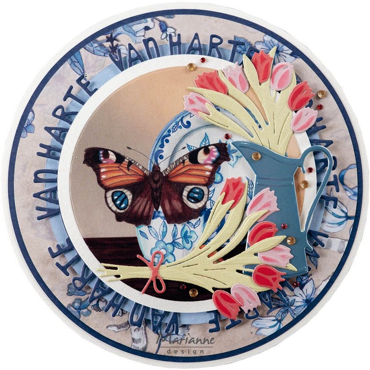 Marianne design • rhinestones rood