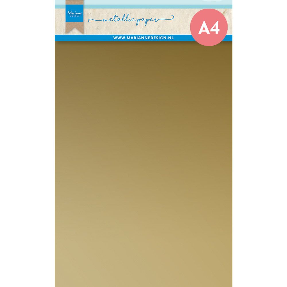 Marianne design • decorations metallic paper a4 gold