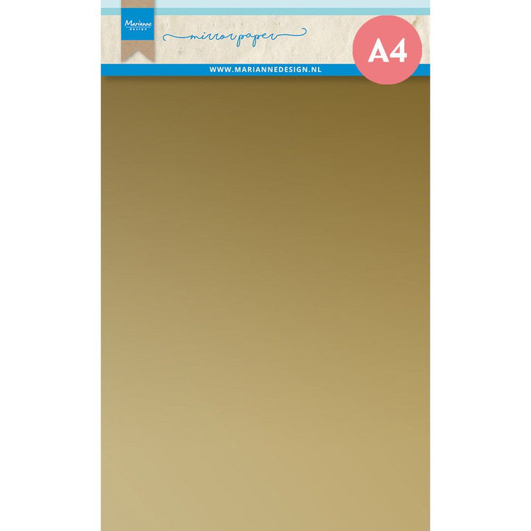 Marianne design • decorations mirror paper a4 gold