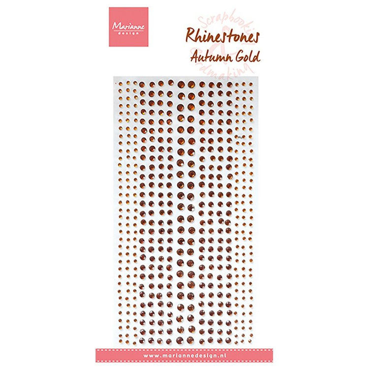 Marianne design • decoration rhinestones autumn gold