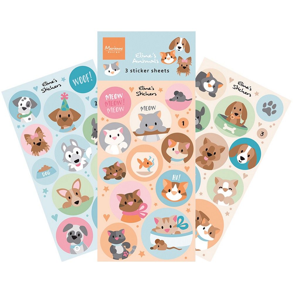 Marianne design • decorations stickers eline's cats dogs