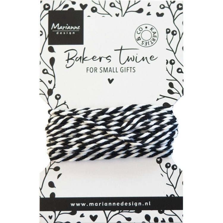 Marianne design • bakers twine black white