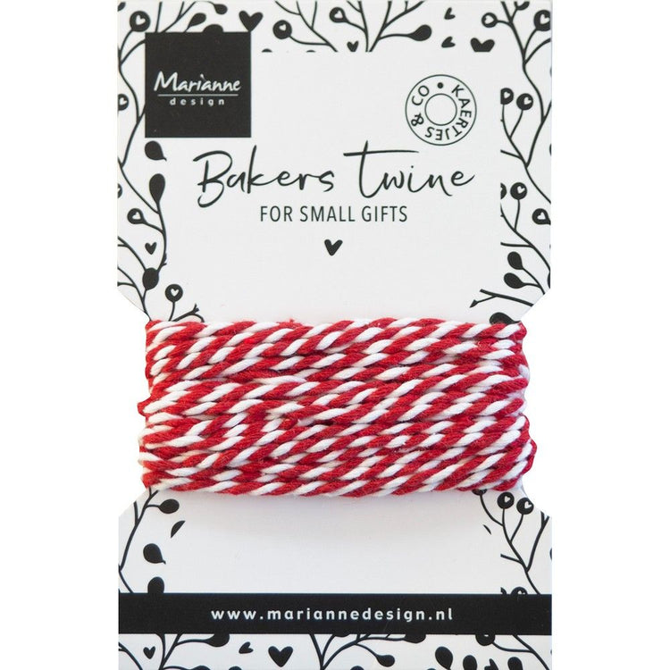Marianne design • bakers twine red white