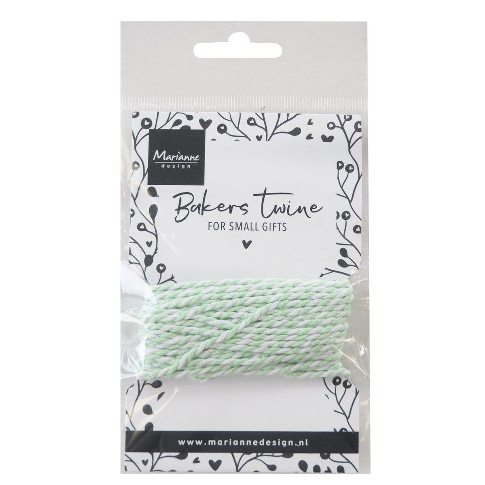 Marianne design • bakers twine mint white