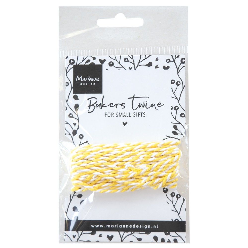Marianne design • bakers twine yellow white