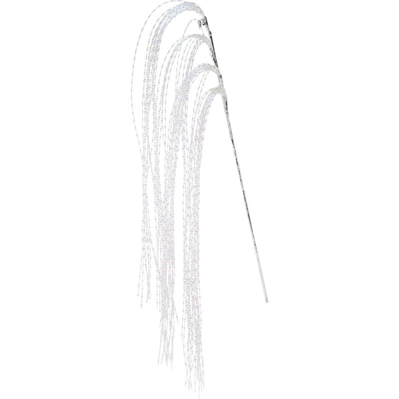 Home styling kunsttak spiraal 120cm iriserend