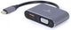 Enzo cablexpert usb-c naar hdmi + vga adapter kabel 15cm - 9530408