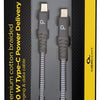 Enzo cablexpert usb-c - usb-c laadkabel 1,5m zilver - max 100w - 9530166