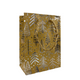 Cadeautas mini kraft kerstboom zilver 11x6x16cm