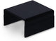 Enzo canalit systeem25 eindstuk 25x13mm zwart - 4745725