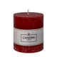 Candra rustieke stompkaars kerstrood 80 68mm