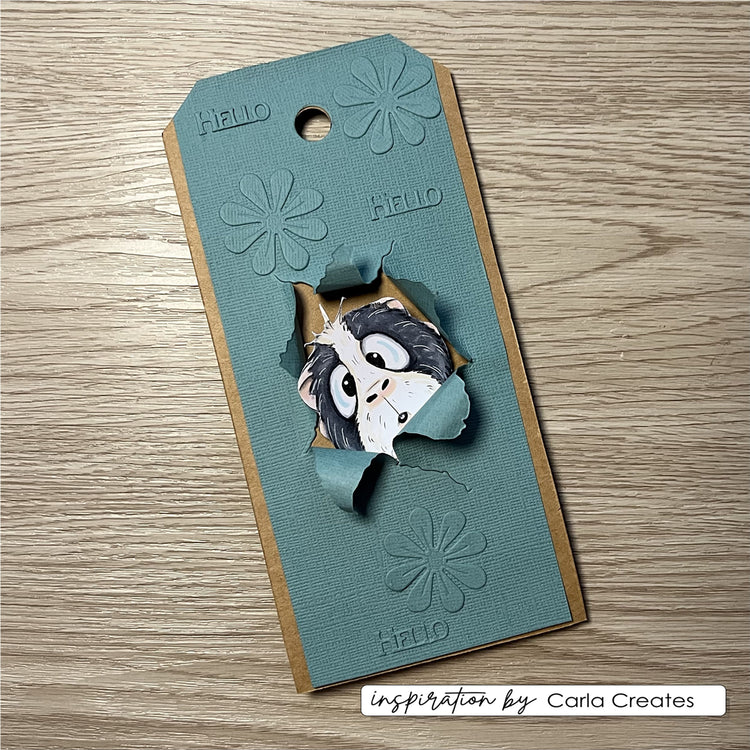 Vaessen creative • clear stamps guinea pigs 1 7st.