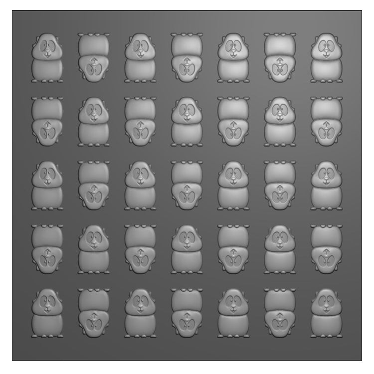 Vaessen creative • embossing folder guinea pigs