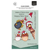 Vaessen creative • clear stamps kerstkippen 2 10st.