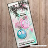 Vaessen creative • clear stamps kerstballen 1 12st.