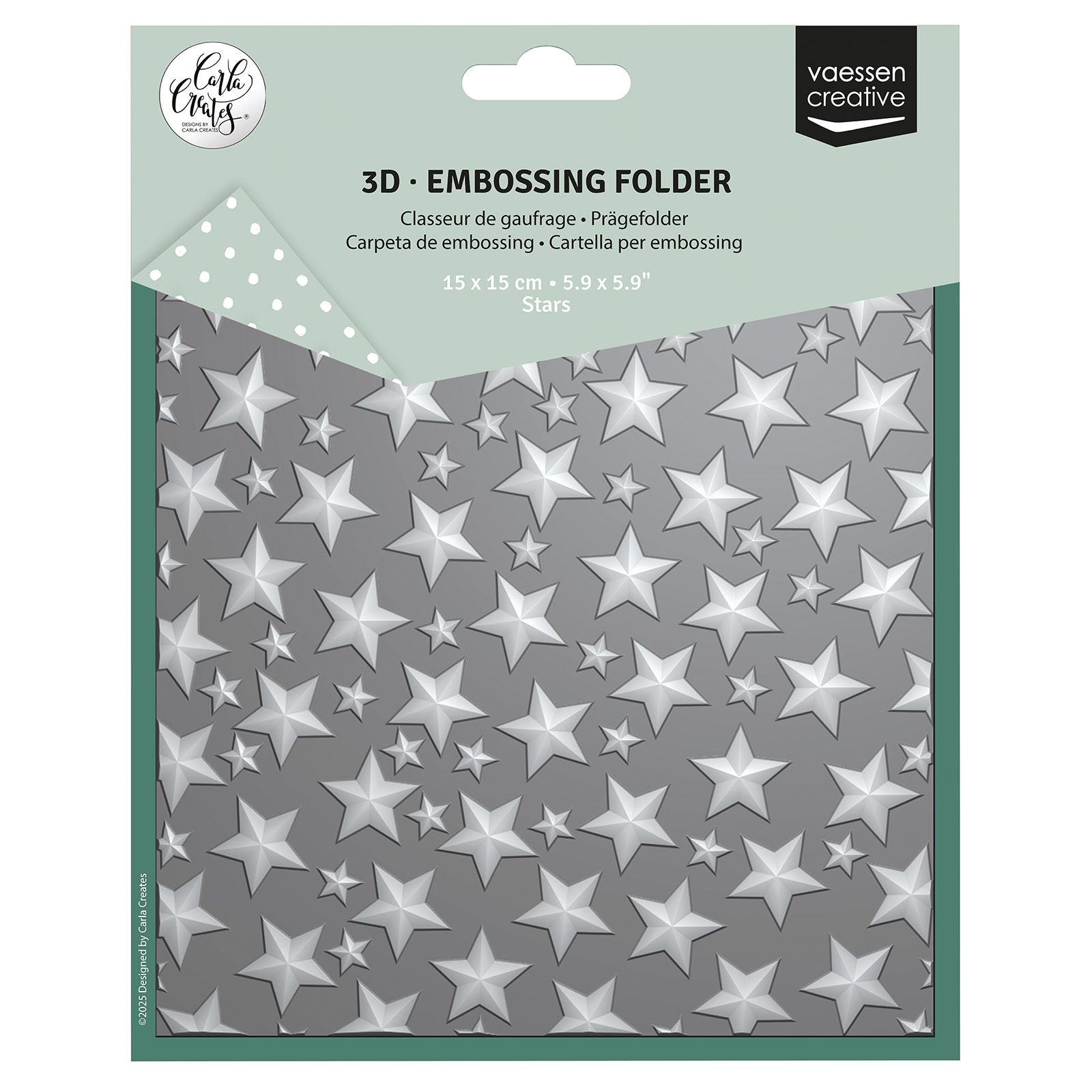 Vaessen creative • embossing folder sterren