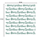 Vaessen creative • stencil merry christmas 15x15cm - afbeelding 2