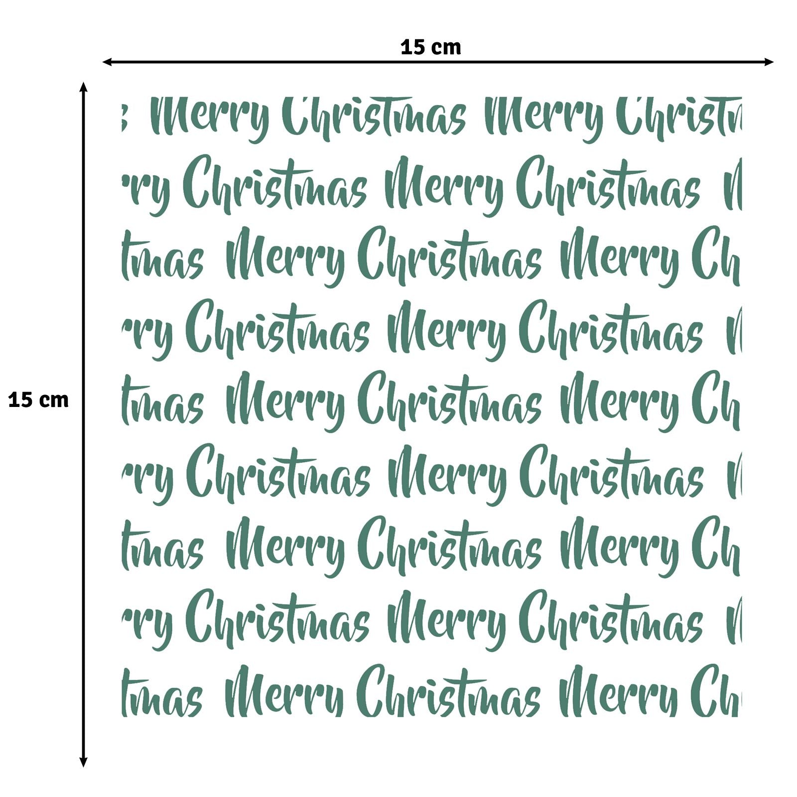 Vaessen creative • stencil merry christmas 15x15cm