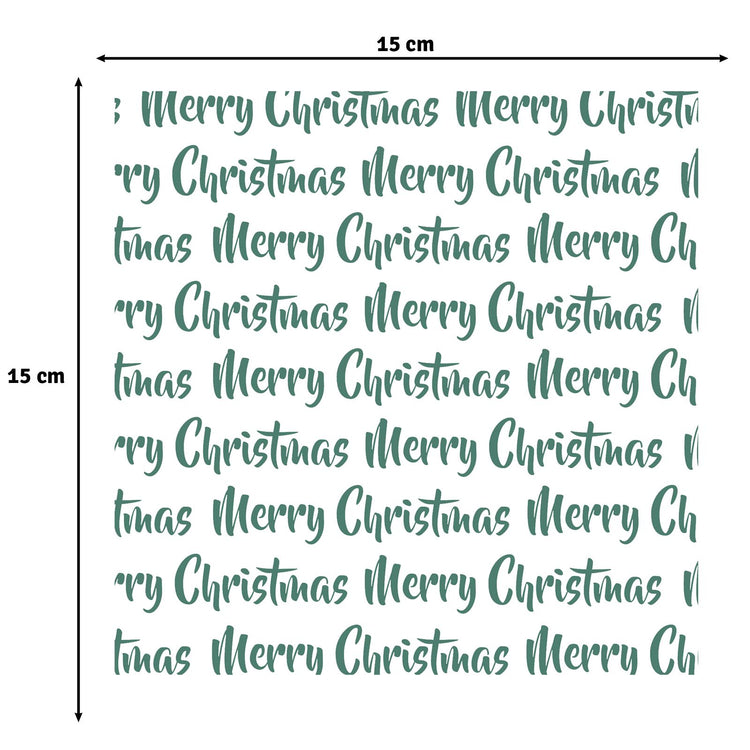 Vaessen creative • stencil merry christmas 15x15cm
