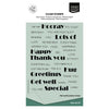 Vaessen creative • clear stamps engelse teksten 34st.
