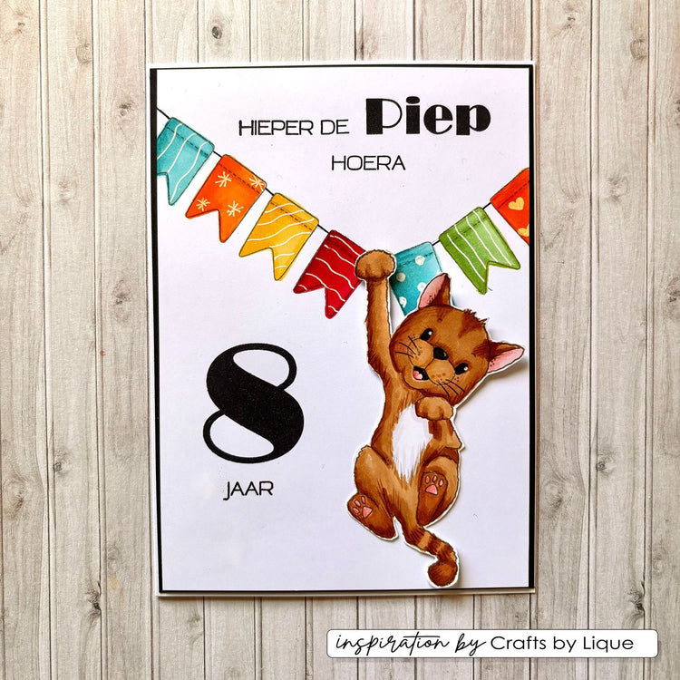 Vaessen creative • clear stamps cijfers 12st.