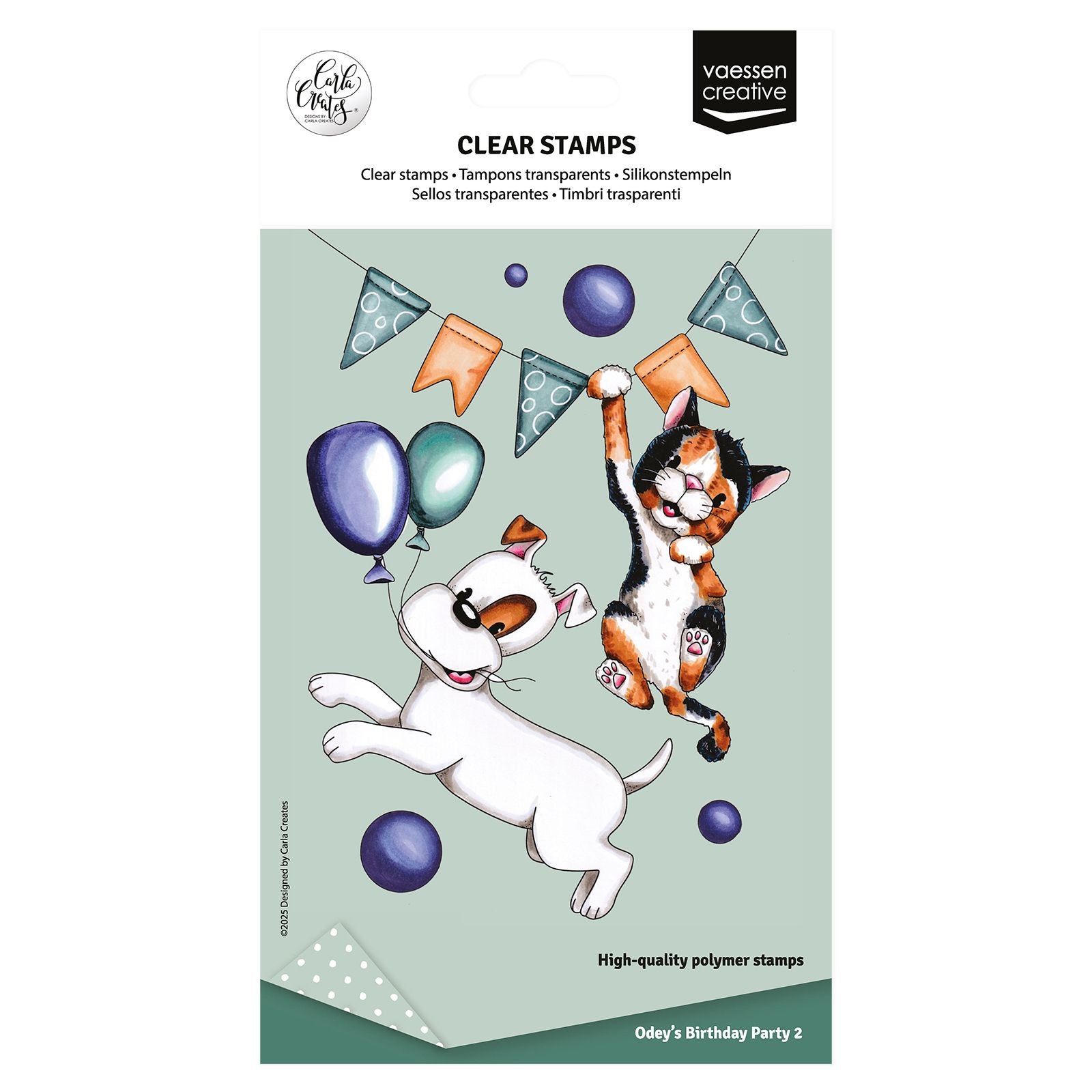 Vaessen creative • clear stamps odey's birthday party 2 12st.