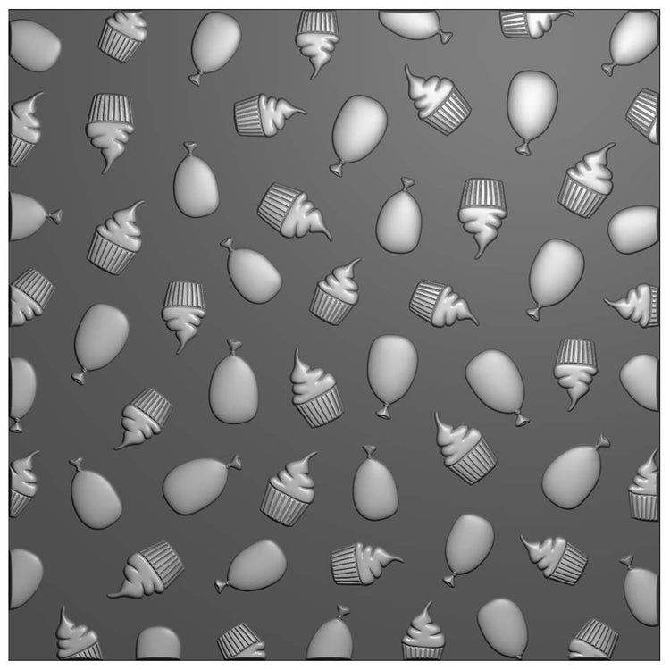 Vaessen creative • embossing folder party 15x15cm