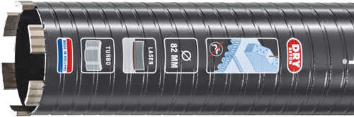 Carat laser diamantboor dry beton black | ø62x300x5 4 unc – edblack062