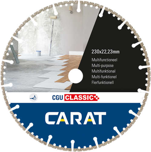 Carat multifunctioneel zaagblad | 230x22,23 mm | cgu classic cguc230300