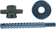 Carat snelspanner incl. vleugelmoer en ring tbv anker m12 - ba03za0000