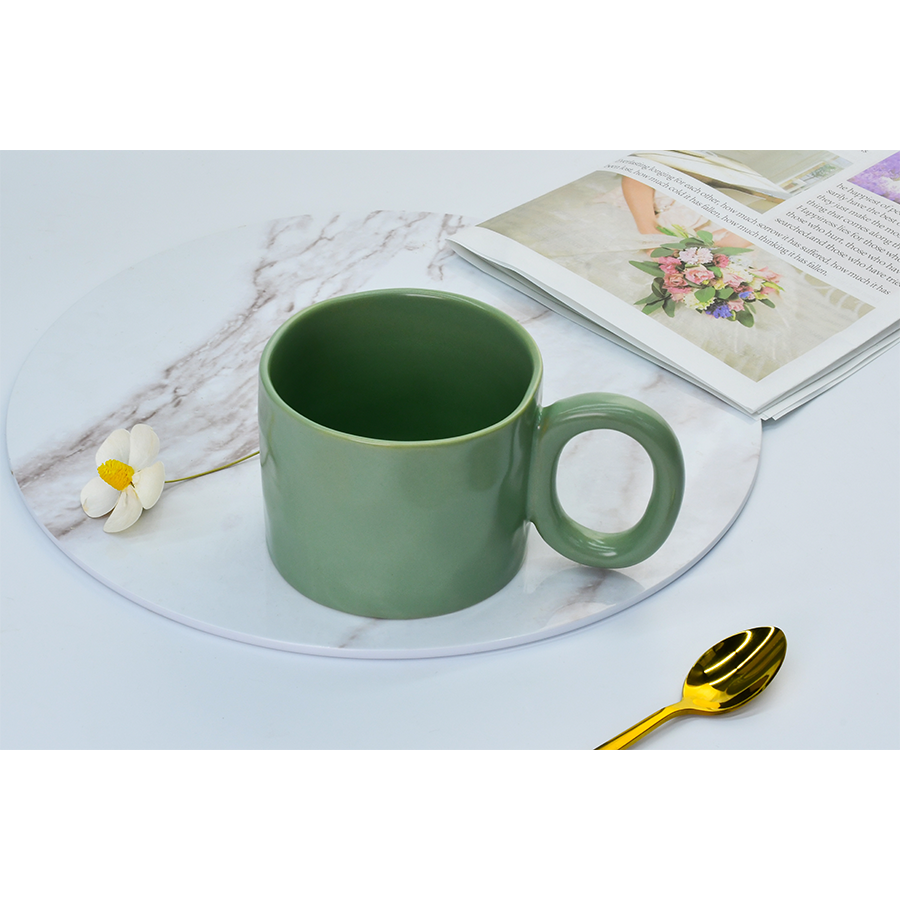 Cark mok matte mintgroen 380ml ø10x8cm