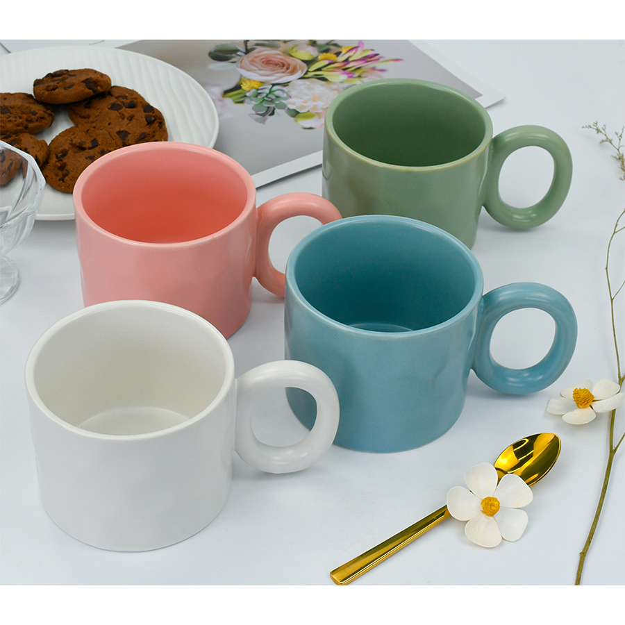 Cark mok matte wit 380ml ø10x8cm