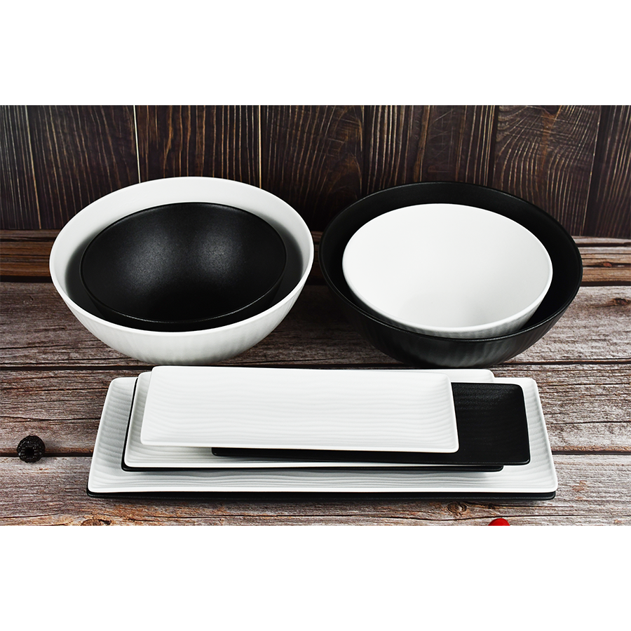 Cark schaal ripple black ø19cm