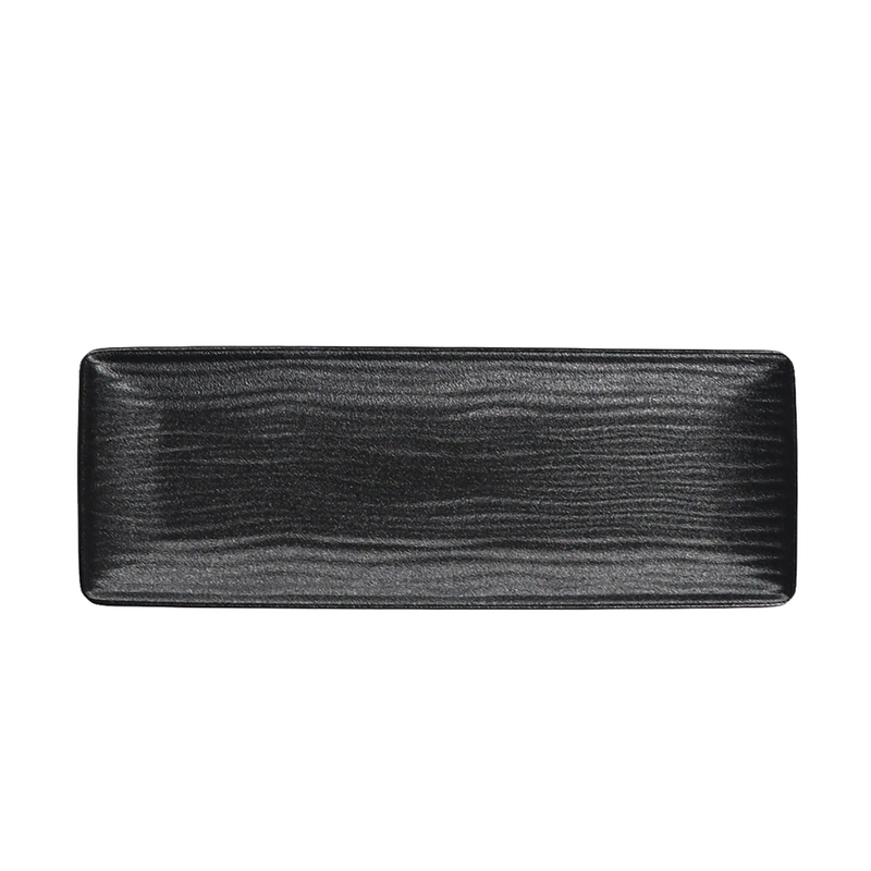 Cark serveerschaal ripple black 25x9cm