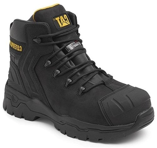 Caterpillar cat everett p725322 hro s3 hoog | werkschoen | zwart | maat 41 - 00.030.029.41 00.030.029.41