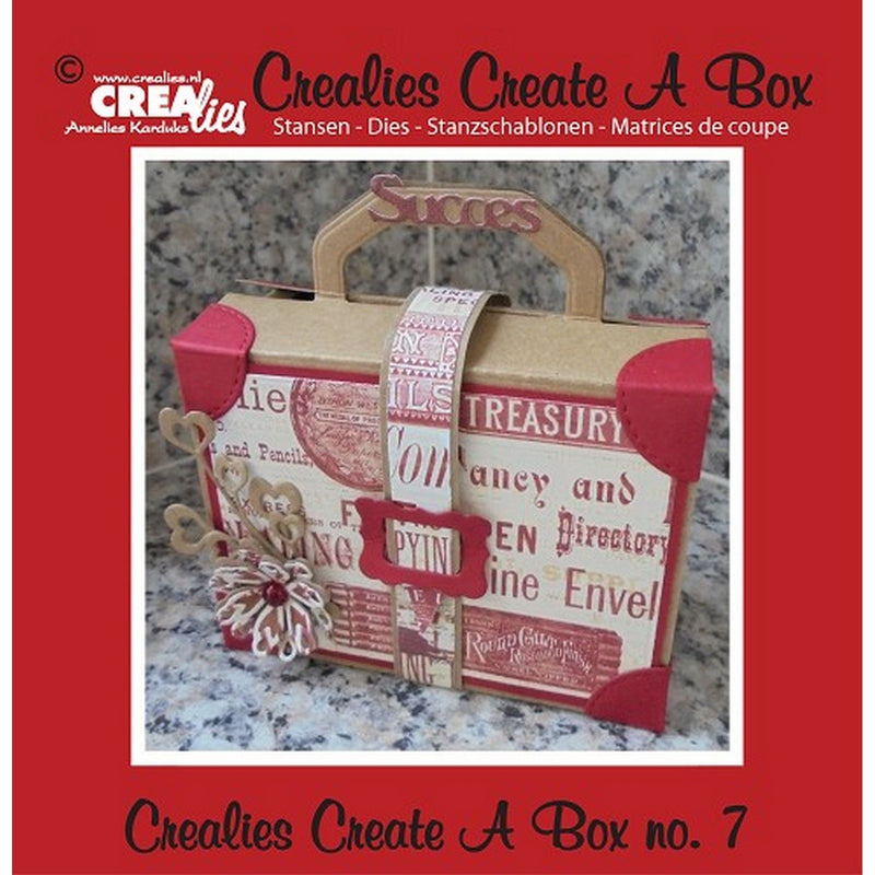 Crealies • create a box snijmal nr.7 koffertje