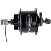 Shimano dh-3d32 naafdynamo 6-bolt quick release - zwart - 36 gaats - afbeelding 1