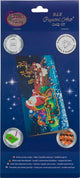 Jonotoys diamond painting - kerstkaart kerstman op slee