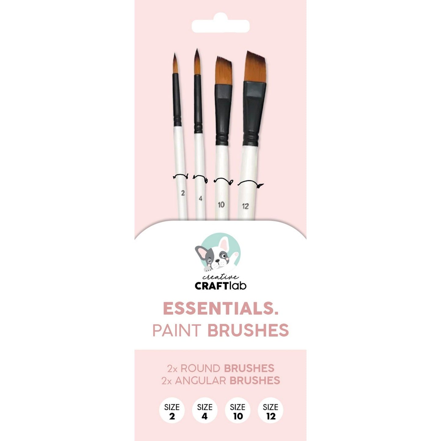 Creative craftlab • essentials brushes set of 4