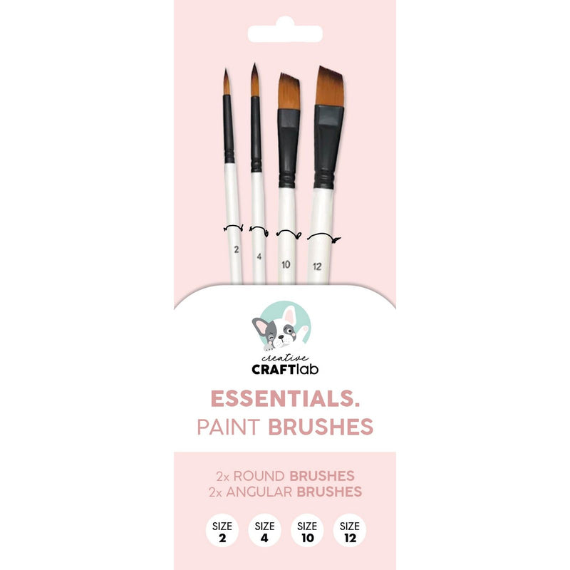 Creative craftlab • essentials brushes set of 4