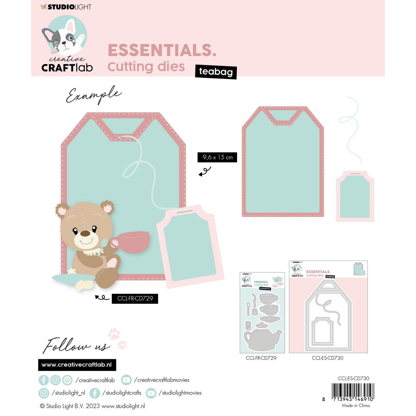 Creative craftlab • essentials snijmal teabag
