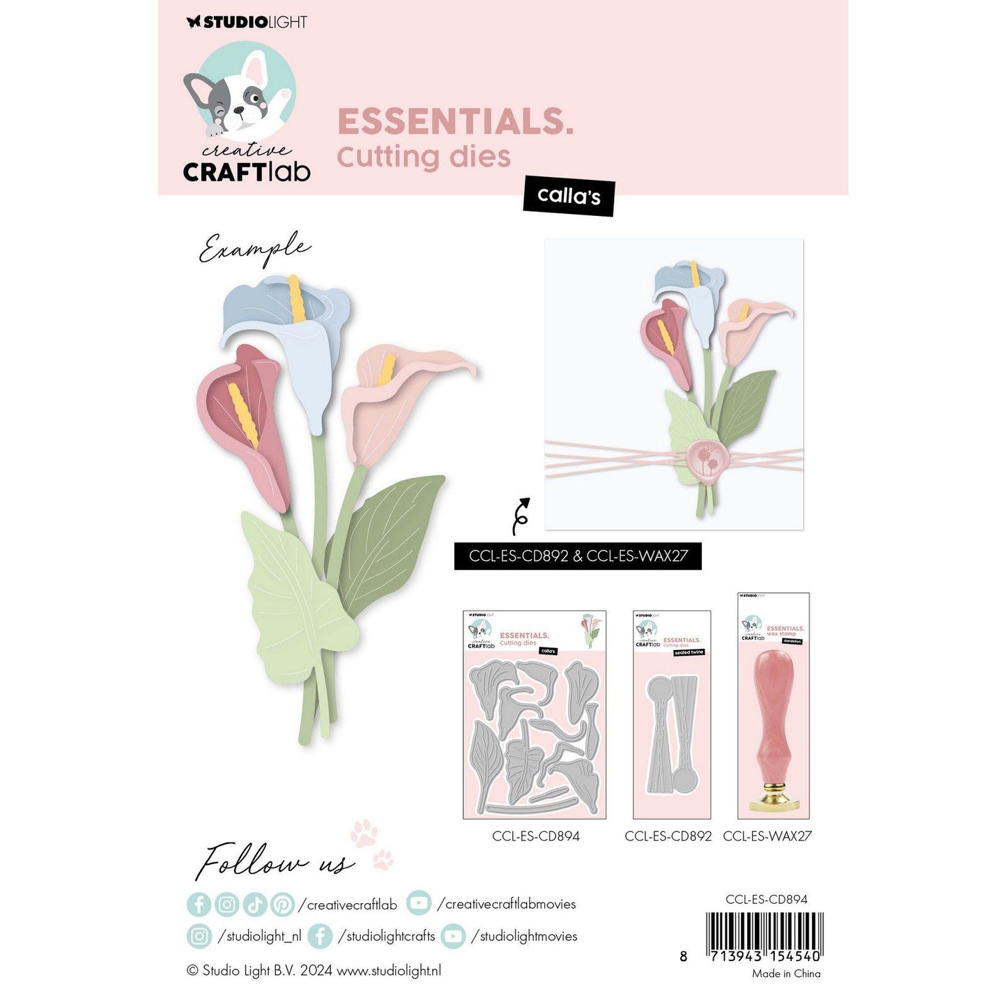 Creative craftlab • essentials cutting die calla's