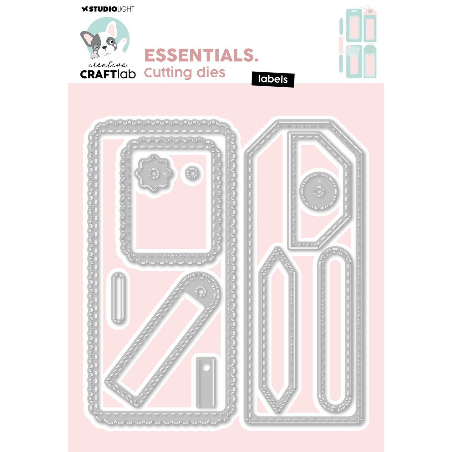 Creative craftlab • essentials cutting die labels