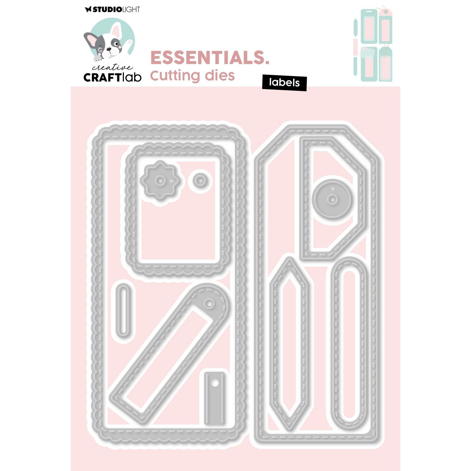 Creative craftlab • essentials cutting die labels