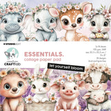 Creative craftlab • essentials collage paper pad let yourself bloom